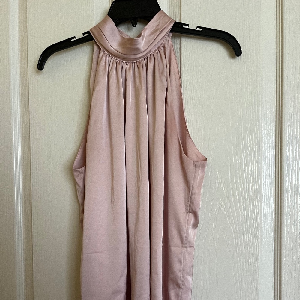 White House Black Market Pink Halter